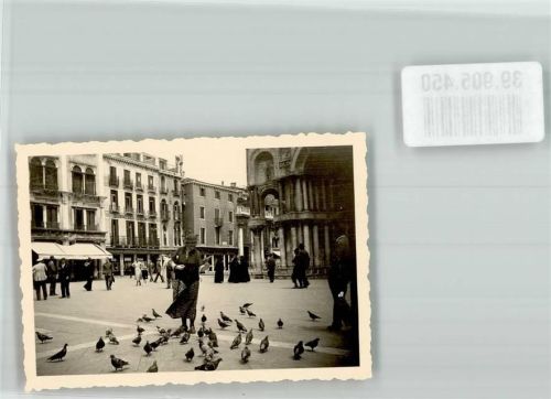 Venezia Frau Markusplatz Ort handschriftlich