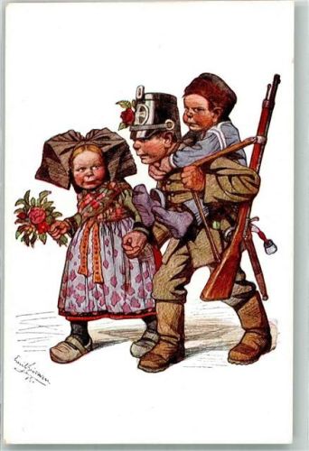 1916 Kind Uniform Elsässer Tracht Novatis Nr. 506/10