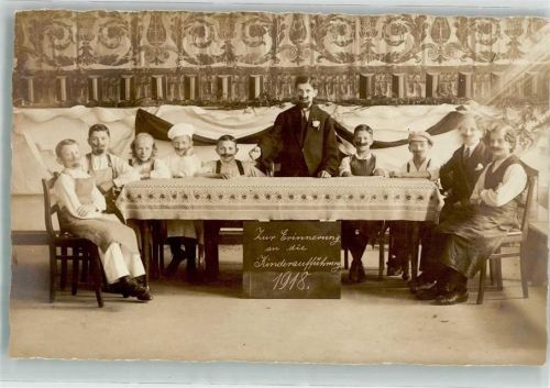 Kinderaufführung 1918