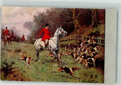Jäger Jagdhunde Pferde M.Munk Nr.218