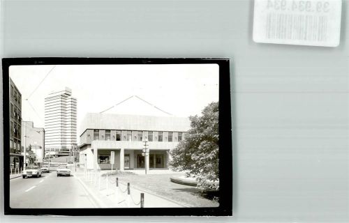 Kaiserslautern Pfalztheater mit Rathaus Foto Original aus Archiv eines Ansichtskartenverlags Ort handschriftlich