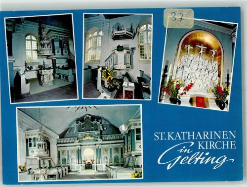 Gelting Inneres der St. Katharinenkirche Kirchenorgel