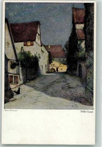 sign. Hans Prentzel : Stille Gasse