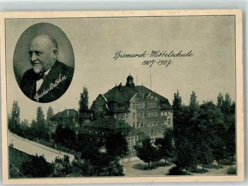 Frankfurt 1942 Gustav Walther Direktor Bismarck Mittelschule 1907-1927 Adel Deutschland