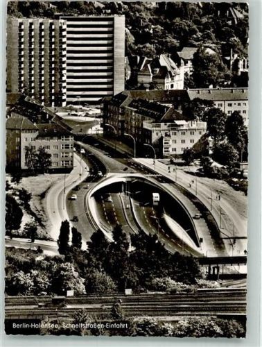 Halensee 1960 Schnellstraßen-Einfahrt