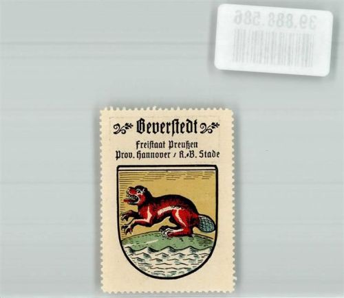 Beverstedt Freistaat Preußen Prov. Hannover R.B. Stade