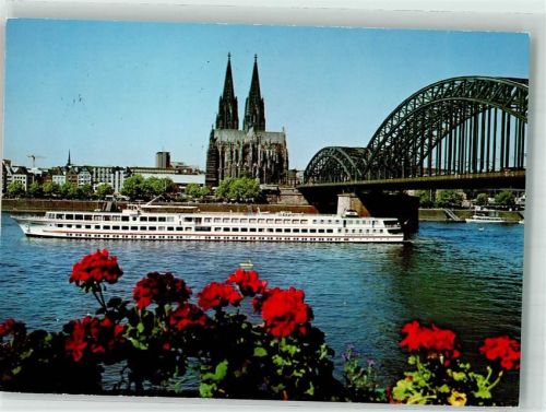 Köln Altstadt-Nord 103 MS Deutschland Dom Deutzer-Brücke