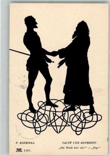1903 Faust und Merphisto Goethe, Johann Wolfgang Ackermann 1493