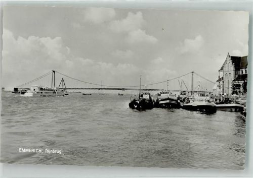 Emmerich Binnenschiffe Fahrgastschiff Rheinbrücke