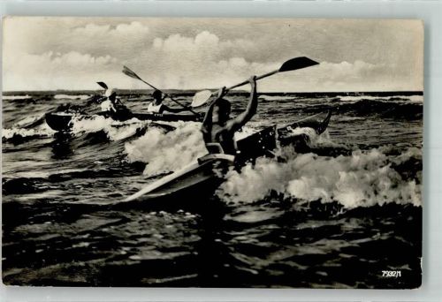 Scharbeutz 1934 Kanu fahren