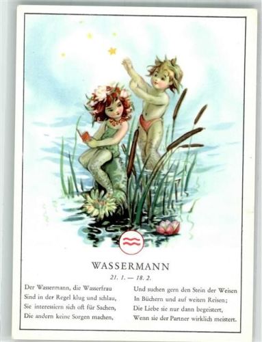 Wassermann Meerjungfrau Mermaid