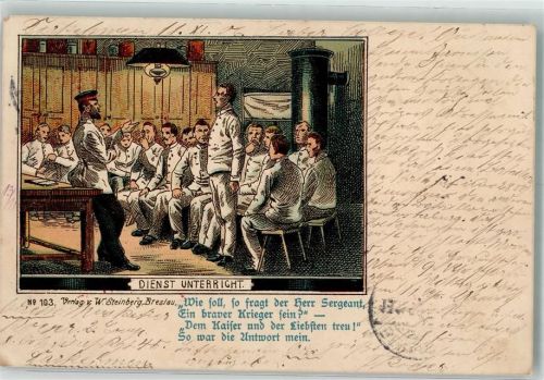 Militär Dienst Unterricht Verlag Steinberg Nr. 103
