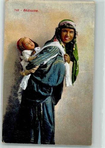 1917 Nr. 748 Lehnert & Landrock Bedouine Baby auf dem Rücken