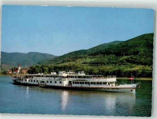 Raddampfer Stadt Wien der Donau-Dampfschiffahrts-Gesellschaft Bordstempel