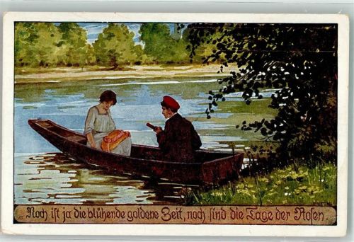 Frau Ruderboot Noch ist ja die blühende goldene Zeit Verein für das Deutschtum im Ausland Nr.26