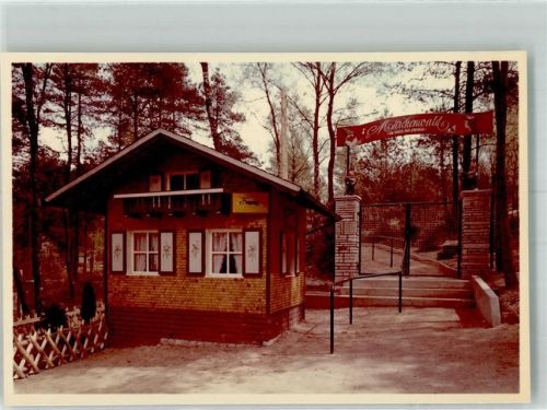 49477 W4530 Ibbenbüren FOTO KEINE AK Eingang zum Märchenwald Ort handschriftlich
