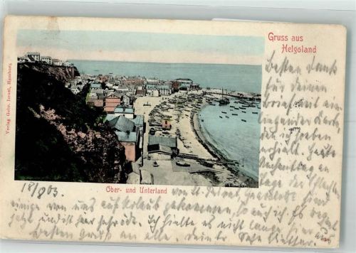Helgoland 1903 Ober- und Unterland