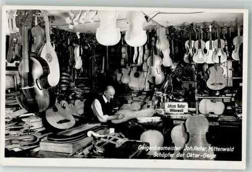 Mittenwald Geigenbaumeister Johann Reiter Fotograf Friedl Pehl