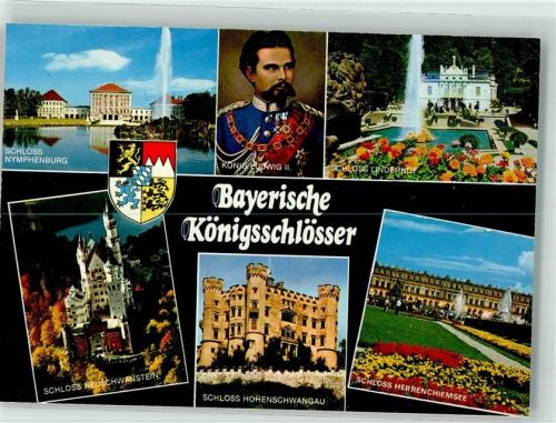 Schwangau Schlösser Nymphenburg Hohenschwangau Neuschewanstein Linderhof Wappen