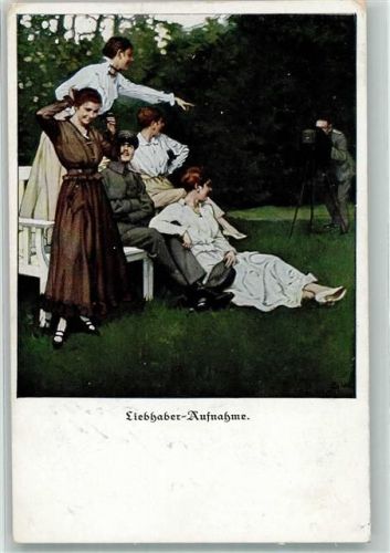 1917 Liebhaber Aufnahme Fotograf sign. Wennerberg