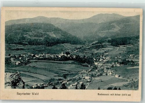 94249 W8373 Bodenmais 1922 - mit Kirche Mariä Himmelfahrt und Arber