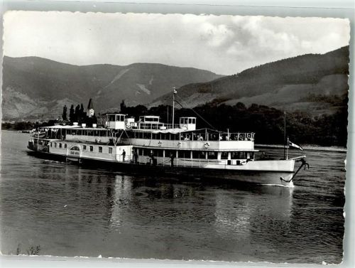 Raddampfer Stadt Wien der Ersten Donau-Dampfschiffahrts-Gesellschaft Binnenschiff Foto AK