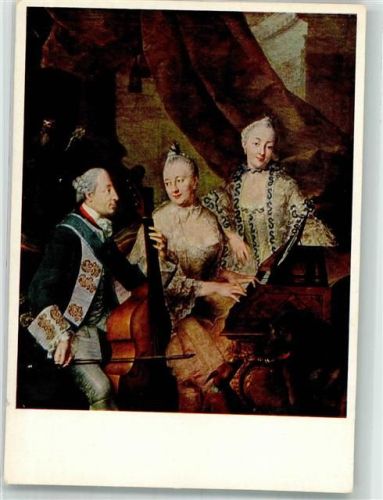 sign. Grooth J.N. Kurfürst Max III Joseph Gemahlin Maria Anna Seine Schwester Maria Josepha Adel Bayern Künstlerkarte