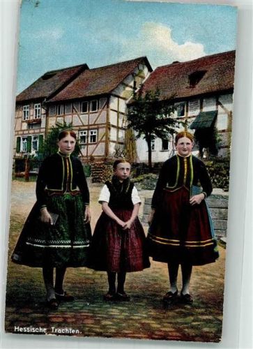 1911 Serie 8 Nr. 176 Hessische Trachten Kinder