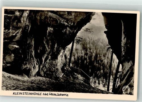 Ottendorf 1964 Kleinsteinhöhle Sächs. Schweiz