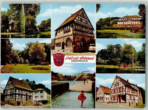 69488 W6943 Birkenau , Odenw - Schwimmbad Wappen rt