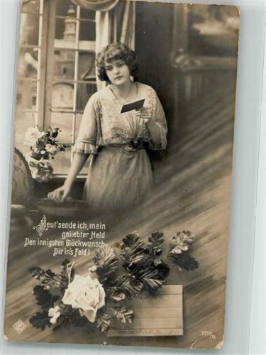1916 Soldatenliebe Frau ÖCP 5277/78