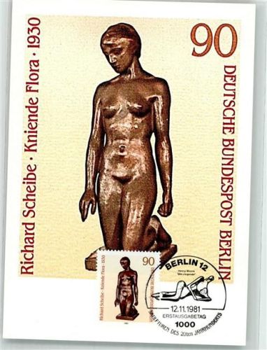 Richard Scheibe Kniende Flora Erstausgabe 12.11.1981