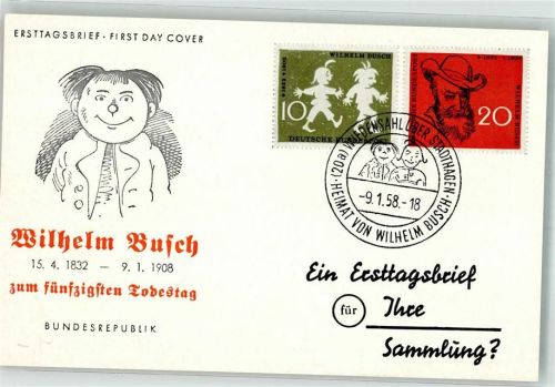Ersttagsbrief Todestag Sondermarke Sonderstempel