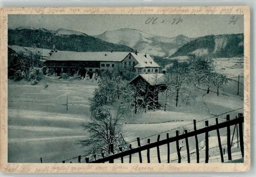 Oberstaufen 1929 Schloss Stauffen Winter