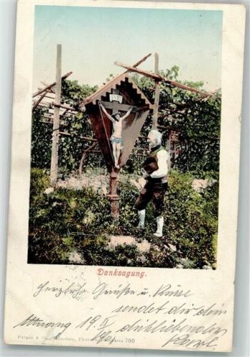 1901 Danksagung