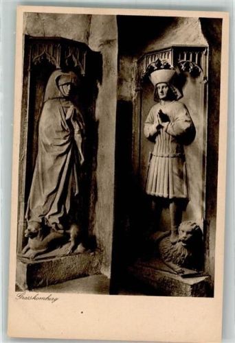 Comburg Schenkenkapelle Grabdenkmäler Friedrichs V. v. Limburg u. Susanne v. Tierstein