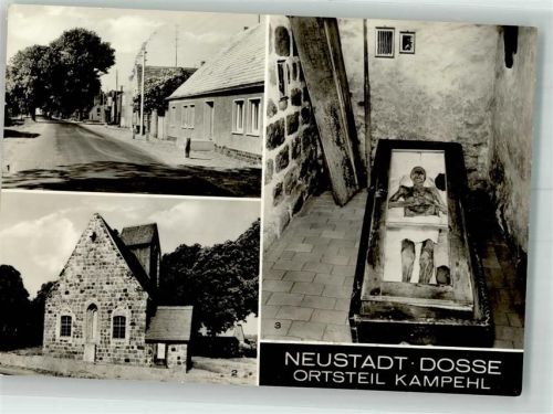 Kampehl 1972 Ereignis 700jähr. Wehrkirche: Verwester Leichnam des Ritters von Kahlbutz