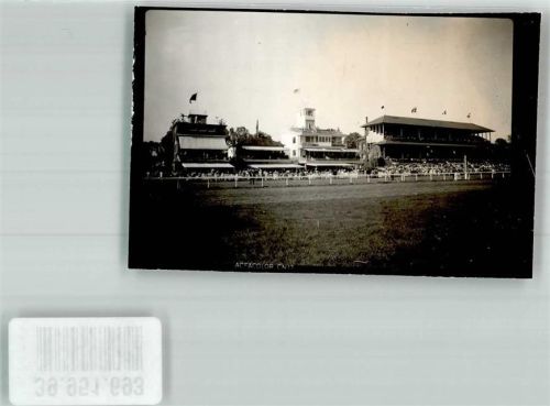 Iffezheim Tribünen der Galopprennbahn Foto Original aus Archiv eines Ansichtskartenverlags Ort handschriftlich