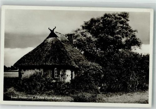 Insel Hiddensee 1936 Altes Reetgedecktes Fischerhaus Fotograf Wollner