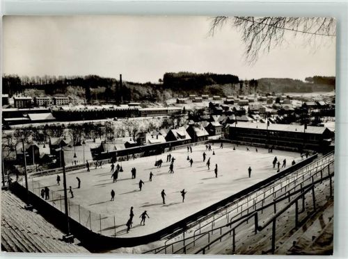 Ravensburg Schlittschuhläufer im Kunsteis-Stadion Fotograf Alfred Sterkel