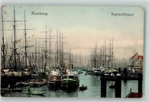 Hamburg 1906 Segelschiffhafen