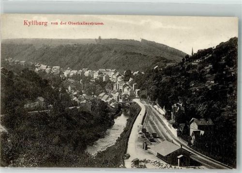 Kyllburg 1914 Bahnhof Feldpost WK I