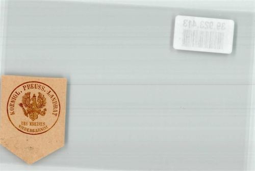16321 O1280 Bernau b Berlin Siegelmarke Koenigl.Preuss.Landrat Kreis Niederbarnim