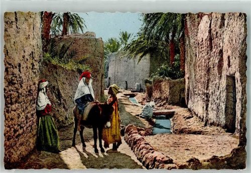 Scenes & Types Afrique du Nord Un village du Sud Esel