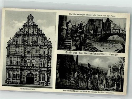Hameln 1931 Sagen Rattenfängerhaus