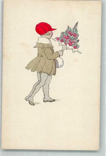 Kind Muff Blumen M. M. Nr. 1246