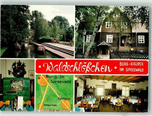 Burg Gasthaus Waldschlößchen im Ortsteil Kauper im Spreewald