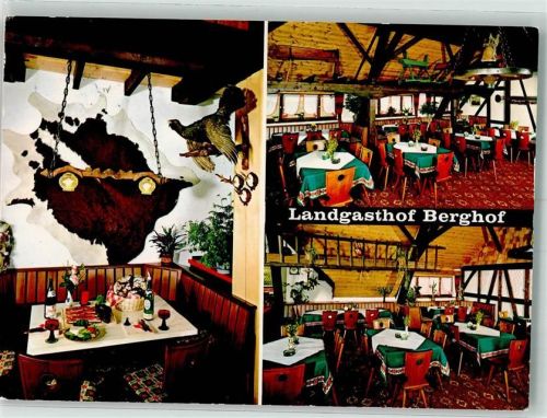 Triberg 1965 Gasthaus Berghof