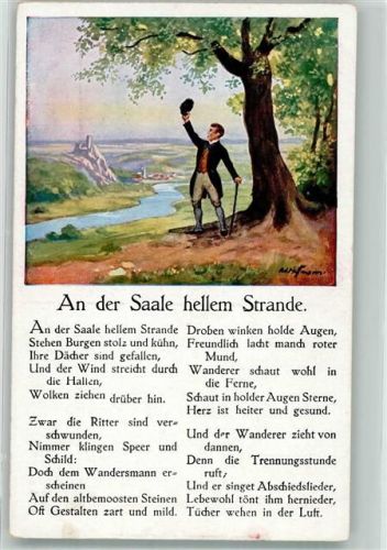 Lied An der Saale hellem Strand WB SS Nr.5075