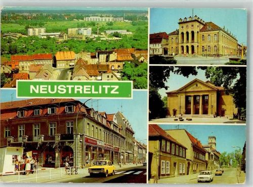Neustrelitz Rathaus Auto Theater Gutenbergstrasse